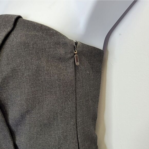 TRINA TURK gray Edda strapless jumpsuit with pockets 10 - Picture 6 of 14